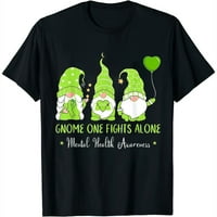 Gnome One се бори сама с тениска за осъзнаване на психичното здраве на зелена панделка