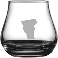 Вермонт заявява, изрязано 4,1oz Spey Dram Whiskey Glass