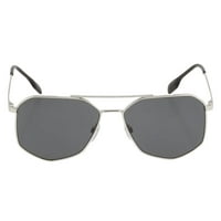 Burberry Ozwald Dark Grey нередовни мъжки слънчеви очила са 58
