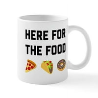 Cafepress - тук за храната - унция керамична чаша - чаша за новост кафене