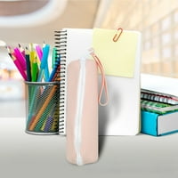 Tutunaumb Creative Silicone Pencil Case Silicone Pencil Case Правоъгълен силиконов молив калъф за молив Организатор за съхранение на перо