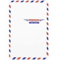 Хартия бяла въздушна поща отворени пликове, на опаковка