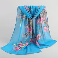Шалове за жени мода зимни жени печат Бутон мека обвивка случайни топли шалове шалове коледни подаръци на клирънс
