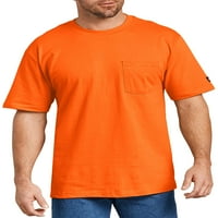 Оригинални мъжки и големи мъжки подобрена видимост тениска с къс ръкав тежка категория