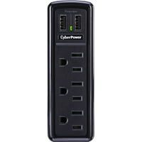 Cyberpower TRVL 3-Outlets Supressors