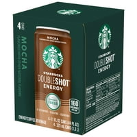 Starbucks Doubleshot Energy Mocha Coffee Energy Drink, Oz, консерви