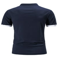 Bomotoo мъже ежедневни поло риза твърд цвят обикновен блуза голф атлетичен чай с къс ръкав