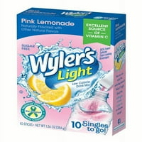 Леката нискокалорична розова лимонада на Уайлър да отиде да пие ми сингли, 1. Оз., Пръчки