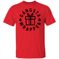 Графика Америка празничен празник Коледа гангста обвивка Смешно Мъже Графичен тениска