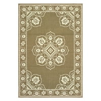 Avalon Home Mackinaw Floral Medallion Indoor Outdoor Area Rug Rug