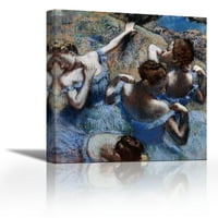 Сини танцьори - Les Danseuses Bleues - Съвременна изящна изкуство Giclee on Canvas Gallery Wrap - Wall Décor - Art Rainting - Готов за окачване