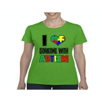 Нормалното е скучно-дамска тениска с къс ръкав, до Размер на жените 3ХЛ-осъзнаване на аутизма