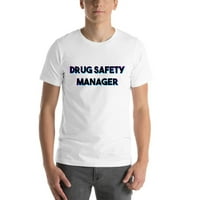 Недефинирани Подаръци Л Три Цвят Мениджър Безопасност На Наркотици С Къс Ръкав Памучна Тениска