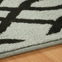 Превъзходен традиционен ориенталски флорален килим на закрито, бежов, 2 '7 8'