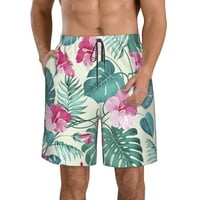 Мъжки плажни дрехи Лятна ваканция Плуване Строеки Бързи сухи плувни бански плаж шорти