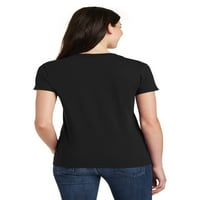 MMF - Кратка ръкав с тениска с тениска с жени, до жени с размер 3XL - Мичиган, направен