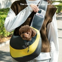 Tiitstoy Малък домашен любимец коренник, дишаща мрежа Пътуващ домашен любимец без ръчно прашка регулирана подплатена каишка предна торбичка единична чанта за рамо за кучета котки