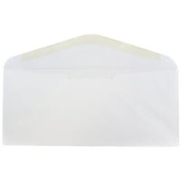 Хартия и плик # търговски бизнес пликове, 1 2, бяло, на пакет