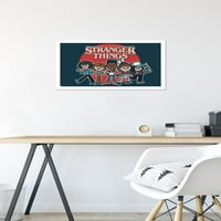 Netfli Stranger Things: Season - Animated Group Wall Poster, 14.725 22.375 рамки