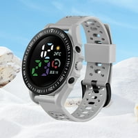 Hobeauty Digital Watch for Men Women Sports с LED дисплей висококачествен силиконова китка за китки ергономичен комфорт осветена автоматична дата с време код е пълен