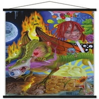 Trippie Redd - Пътуване в Poster Album Album Poster с магнитна рамка, 22.375 34