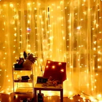 CE LED String Lights RGB Коледна декорация USB дистанционно управление гирлянда завеса Fairy Lamp за сватбена празнична спалня на открито