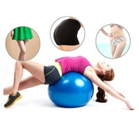 Йога топка тренировка топка, топка стол, тежка швейцарска топка за баланс, стабилност, бременност и физическа терапия, включена бърза помпа
