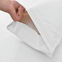 Комплект листове от меки луксозни серии - HypoAllergenic - Fade, устойчив на бръчки - Deep Pocket 16 ” - Листове - бял, пълен