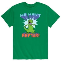 Rugrats - Искаме Reptar - Графична тениска с къс ръкав за мъже