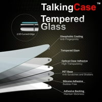 Ясен калъф за телефон на TPU за Apple iPhone XS Max, Wolf 02, включено стъкло на температурата, комбо