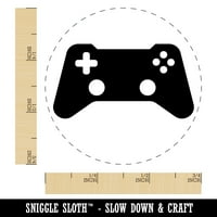 Икона на контролера на видеоигри Икона за саморазглеждане на гумен печат мастило - мастило Fuchsia - Малко