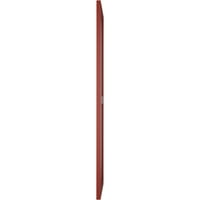 Екена Милуърк 18 в 66 х Фит ПВЦ Фарм Хаус комбинация с плосък панел фиксирани ролетни щори, червен пипер