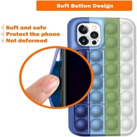 Калъф за телефонни играчки, натискане на Poping Bubble Silicone Protecive Throk Case за iPhone7 8 7Plus 8Plus x xs xr xs max 11 11pro 11Promax 12 12pro 12Promax