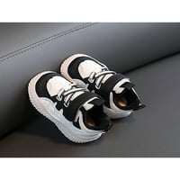 Рокоми Unise Sneakers Cound Toe Fashion Sneaker Low Top Skate Shoes Boys Lightweight Comfort Toddler обувки Неплъзнете вълшебна лента черна 4C