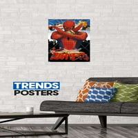 Marvel Comics TV - Японски паяк -човек - Плакат за стена за колаж, 14.725 22.375