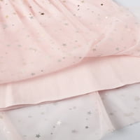Sanviglor Girls Party рокля с къс ръкав слънчев рокля за животни рокли A-Line Princess Pink 3T
