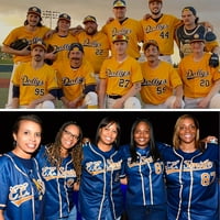 Персонализирана бейзболна фланелка зашити персонализирани бейзболни ризи спортна униформа за мъже жени момче
