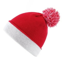 Детска есен и зимна шапка за плетена шапка на Дядо Коледа Санта Коледна плетена шапка за момичета и момчета