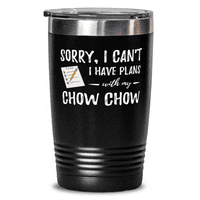 Chow Chow Dog Planes 20oz неръждаема чаша за чаша смешно куче мама или куче татко идея подарък