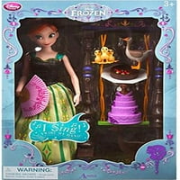 Disney Frozen Anna Deluxe Singing Doll Set