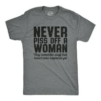 Мъжете никога не ядосват жена, те помнят неща, които още не са се случили с тениска - 5хл графични тениски