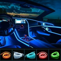 Lomubue Car Ambient Light Декоративно привличане на очи Diy Car Interior LED окабеляване неонова светлинна лента за мотор