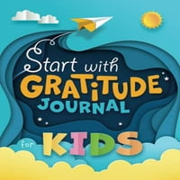 Предварително собственост на Start With Gratitude Journal for Kids: A Draw and Write Diary, за да помогнете на детето си да порасне щастливо и позитивно, меки корици Happy Books Hub