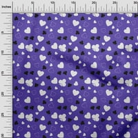 OneOone Cotton Cambric Purplish Blue Fabric Poker Card Sewing Craft Projects Fabric отпечатъци по двор