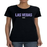Тениска в Лас Вегас USA College Style Жени -Маг от Shutterstock, женска 5x-голяма
