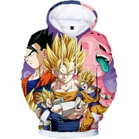 Dragon Ball Z Kids 3d Print Hoodies Момче момиче качулки пуловер жени мъже дракон топка 3d суичъри качулки