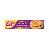 Келог ' с наденица Егго, яйца и сирене закуска сандвичи КТ кутия