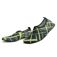 Colisha Unise Swim Shoe Бързи сухи водни обувки Бос аква чорапи за лодки Комфортно маратонка Sock Surfing Flats Green Black 7.5-8