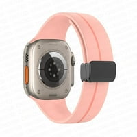 Спортна лента за Apple Watch Еластична регулируема силиконова лента Solo Loop Wristbands каишка за iWatch Ultra nike