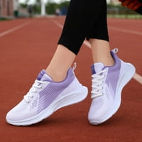 Обувки за женско дантелени обувки на открито мрежести обувки, които се движат модни спортни дишащи маратонки, бягащи маратонки жени 8. Обувки с размер на жените